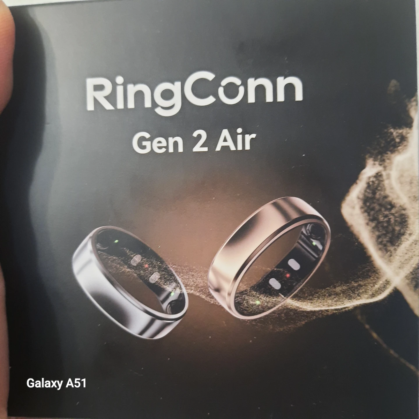 RingConn Gen 2 Smart Ring - Gold, Size 8