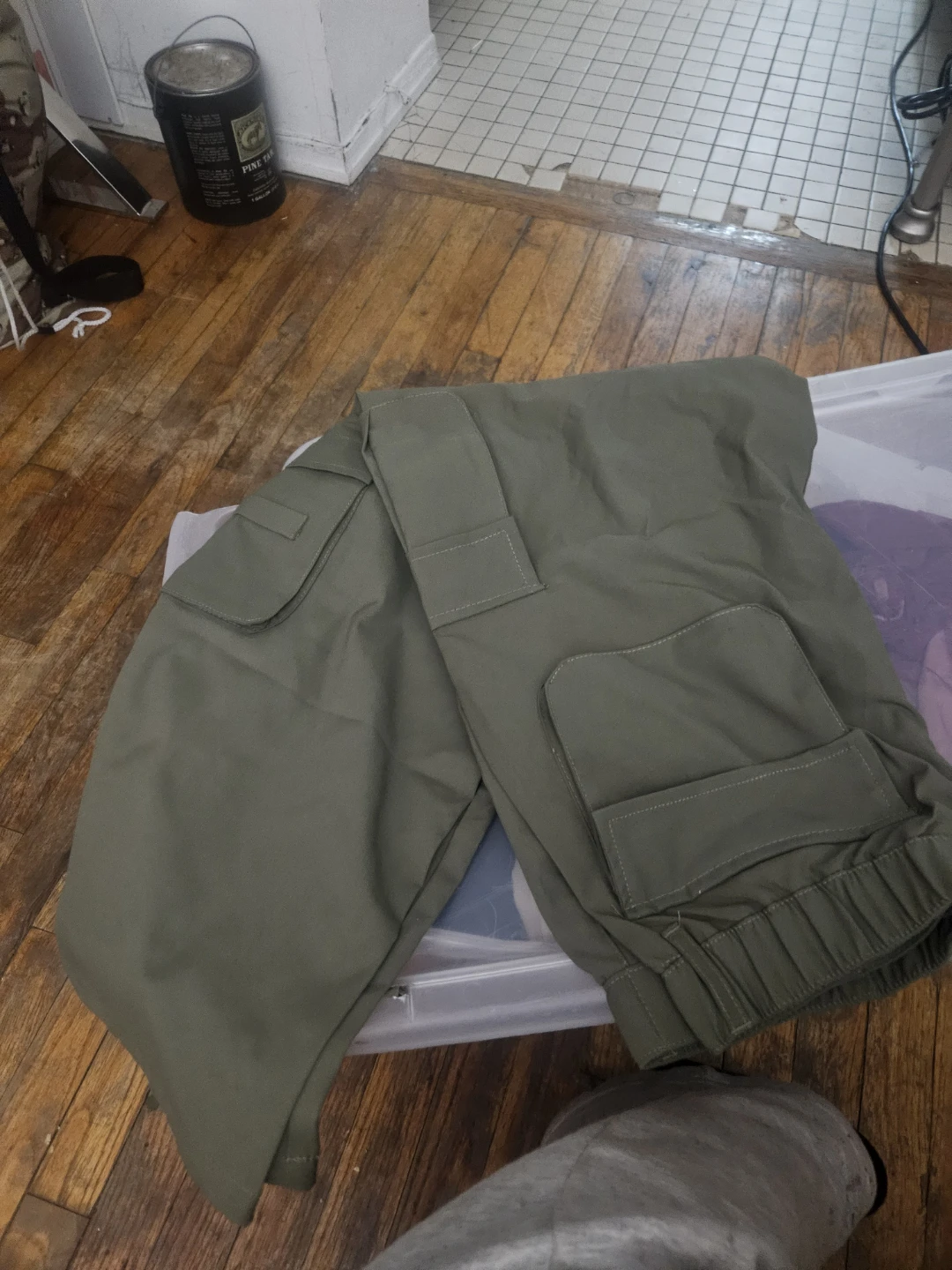 Women's Cargo Pants - Light Grey - photo 3