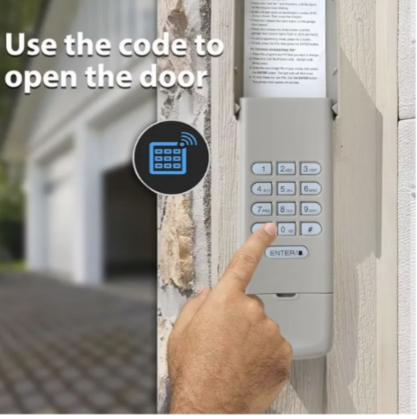 LiftMaster universal 877LM Wireless Garage Door Keypad - photo 4