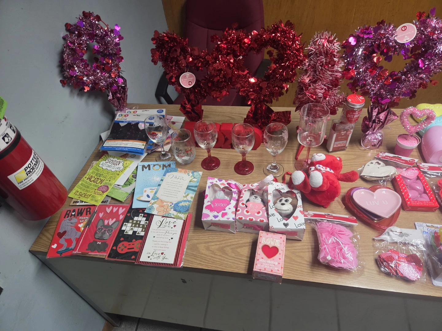 Assorted Valentine's Day Decor and Gifts