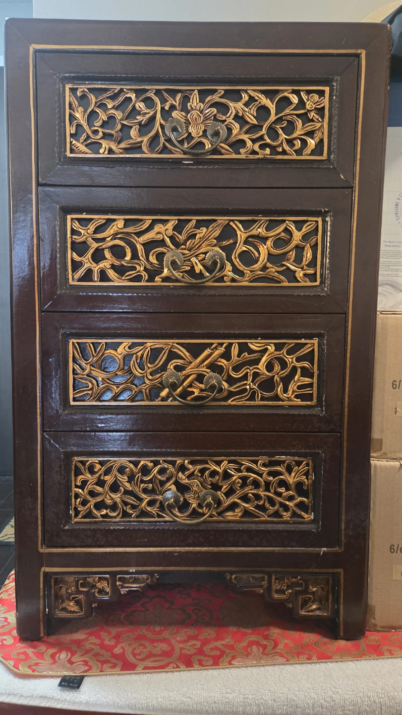 Chinese Antique Wooden Chest of Drawers - photo 4