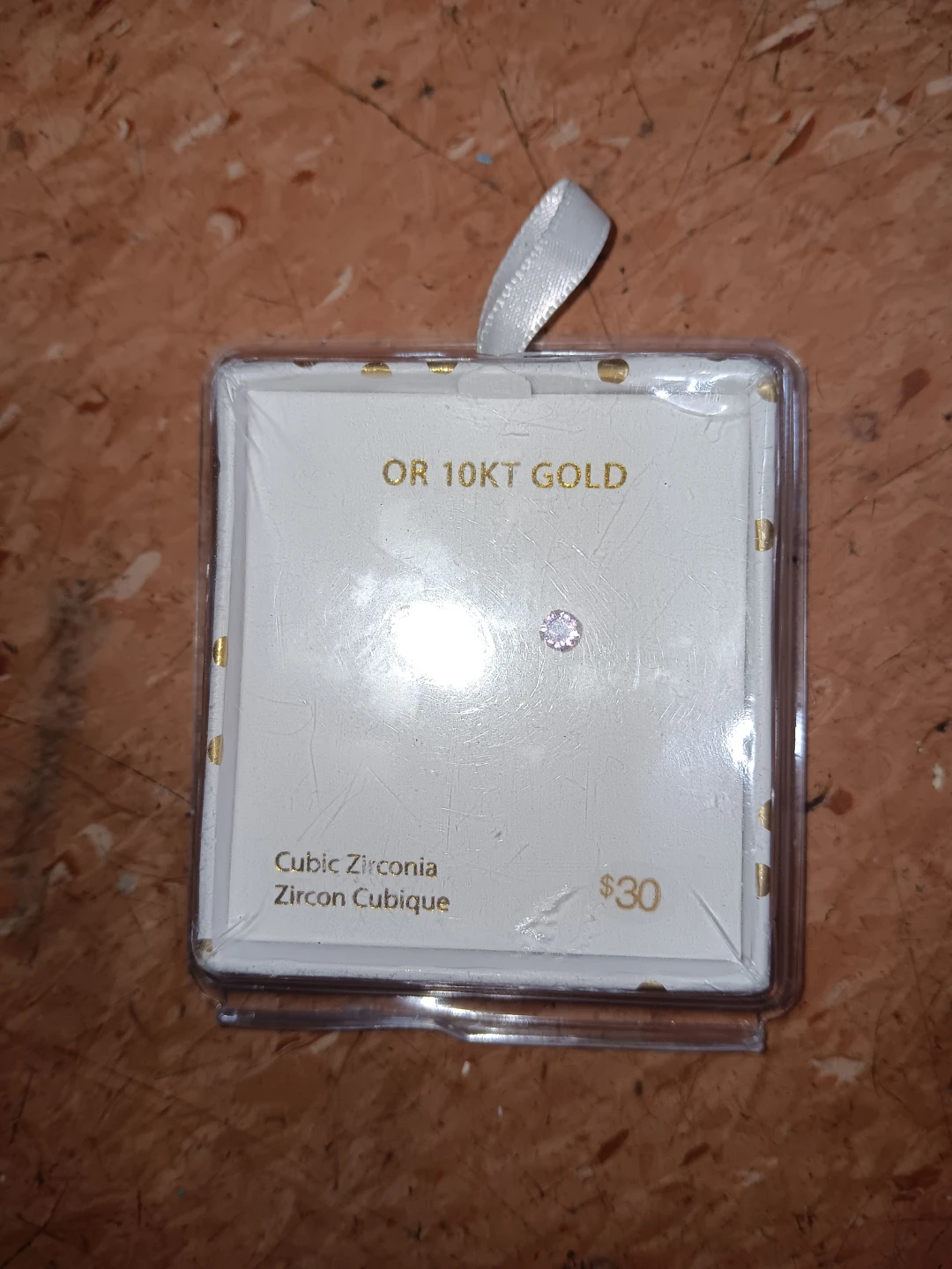 Cubic Zirconia Stud Earrings in 10K Gold - photo 2