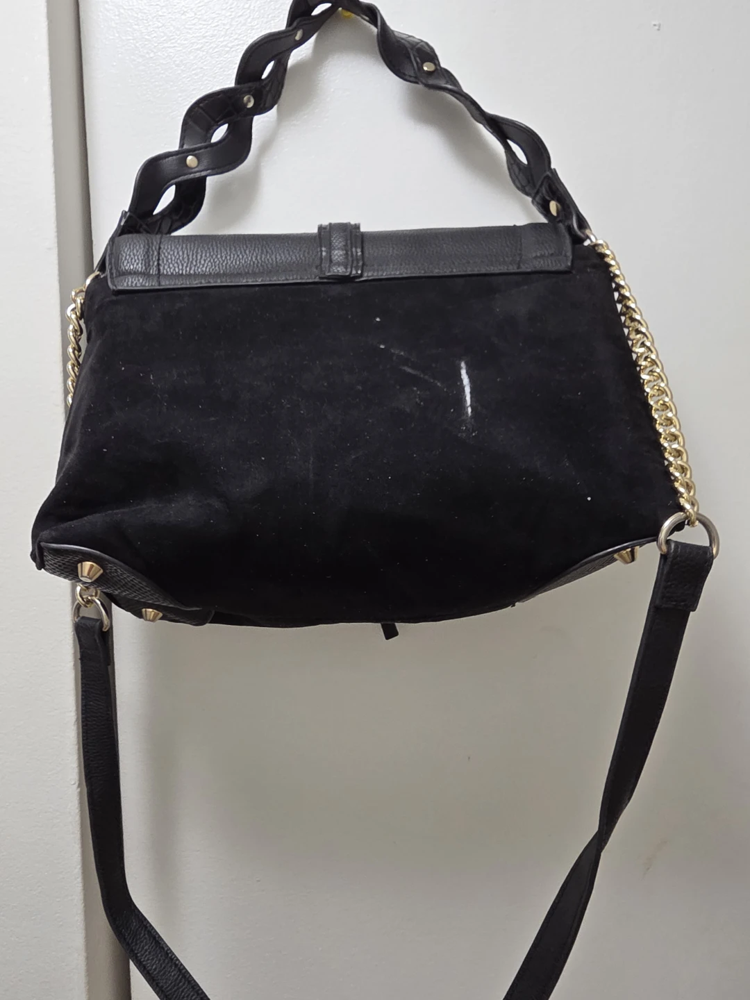 River island Black Suede Shoulder Bag - photo 2