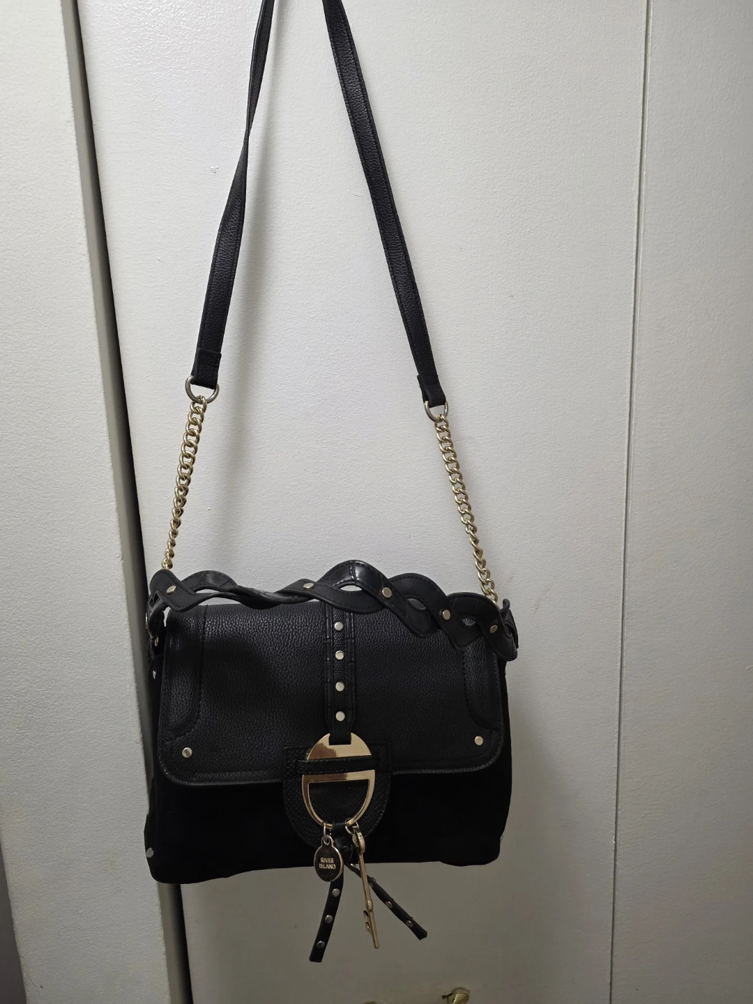 River island Black Suede Shoulder Bag - photo 3