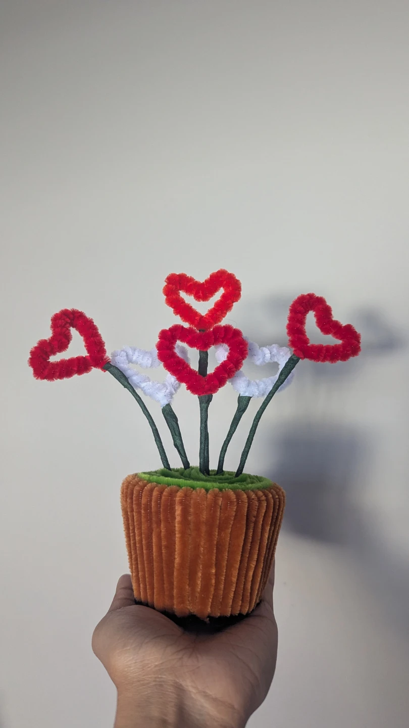 Pipe cleaner roses - photo 5