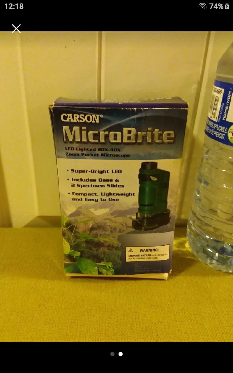 🔬 🆓 Carson MicroBrite LED Lighted Microscope 🔬 - photo 2