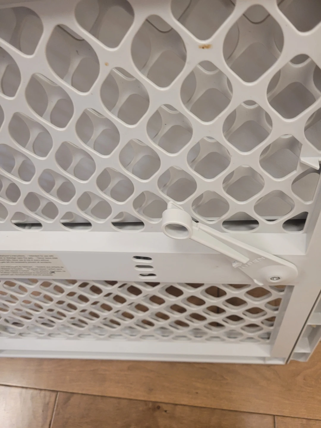 White Plastic Safety Gate - photo 2