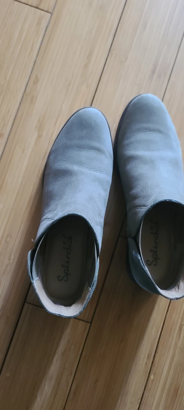 Splendid Grey Suede Ankle Boots - Size 7.5 - photo 4
