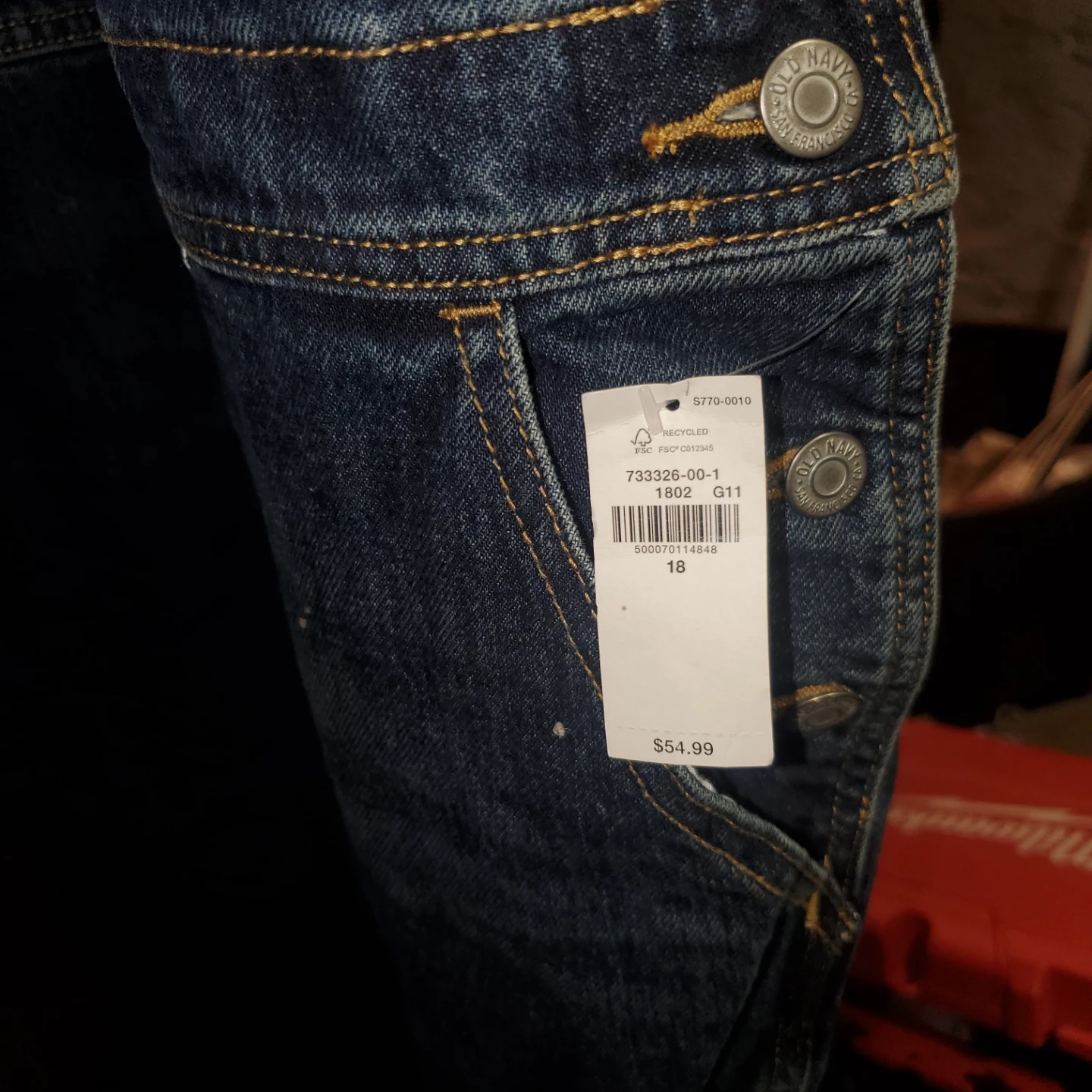 Old Navy Denim Overalls Size 18 - photo 2