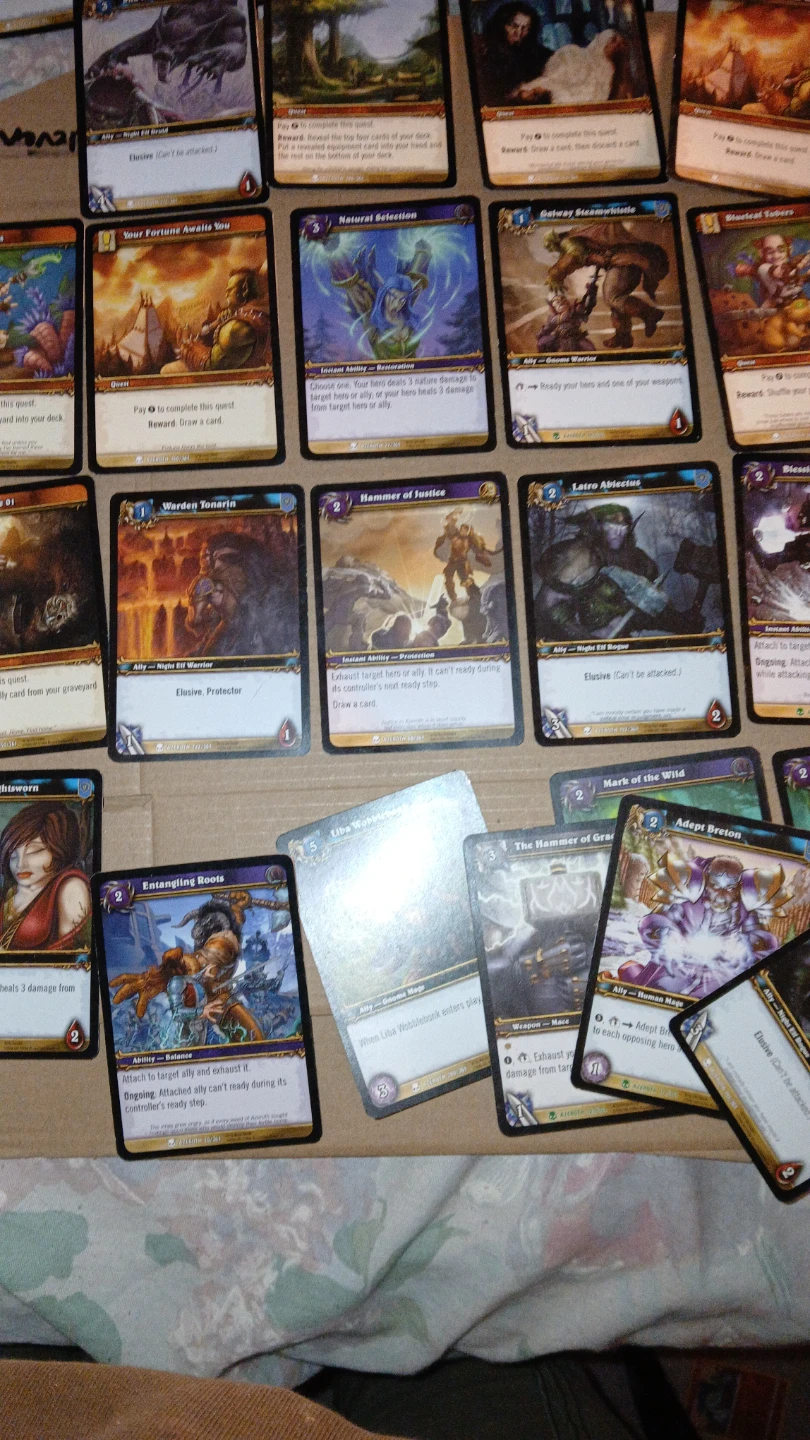 World of Warcraft TCG Cards Lot - photo 2
