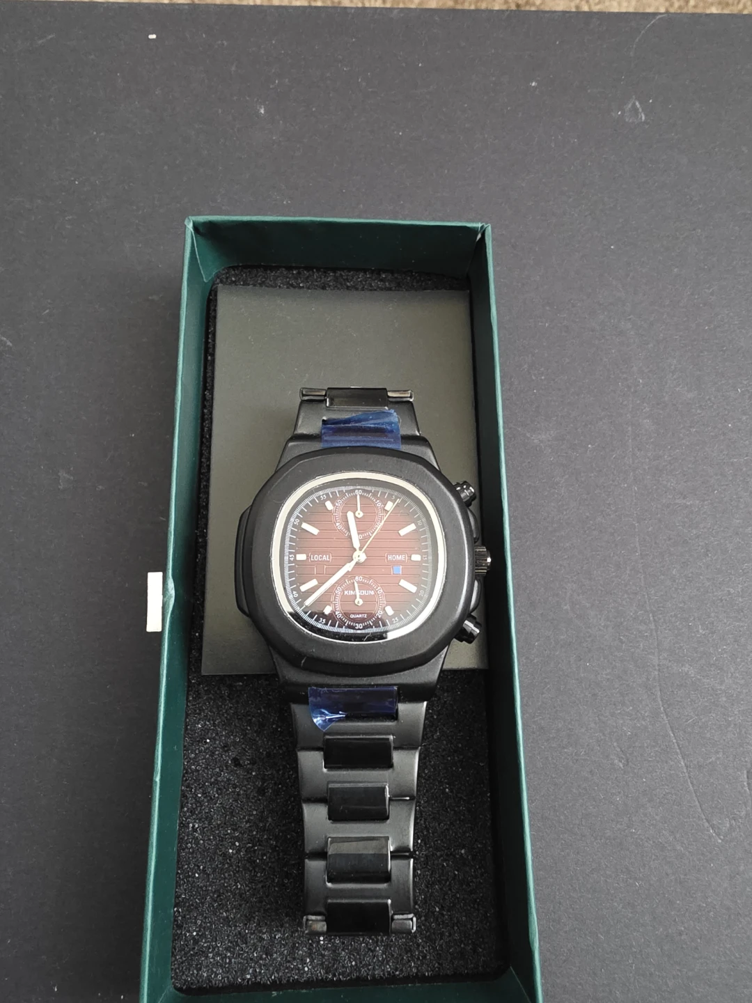 Lucky Fours Chronograph Watch - Black