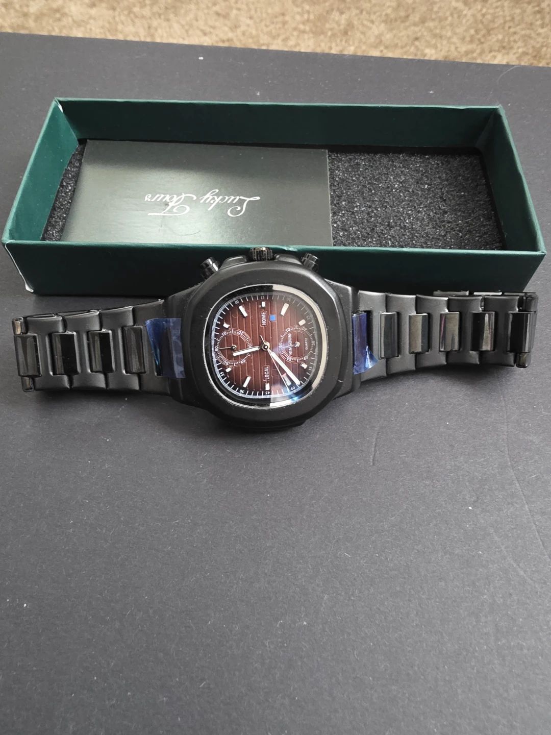 Lucky Fours Chronograph Watch - Black - photo 3