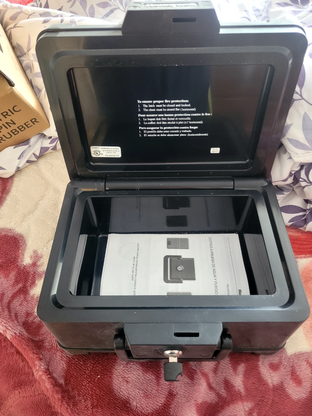 Honeywell Fire Safe Box - photo 4