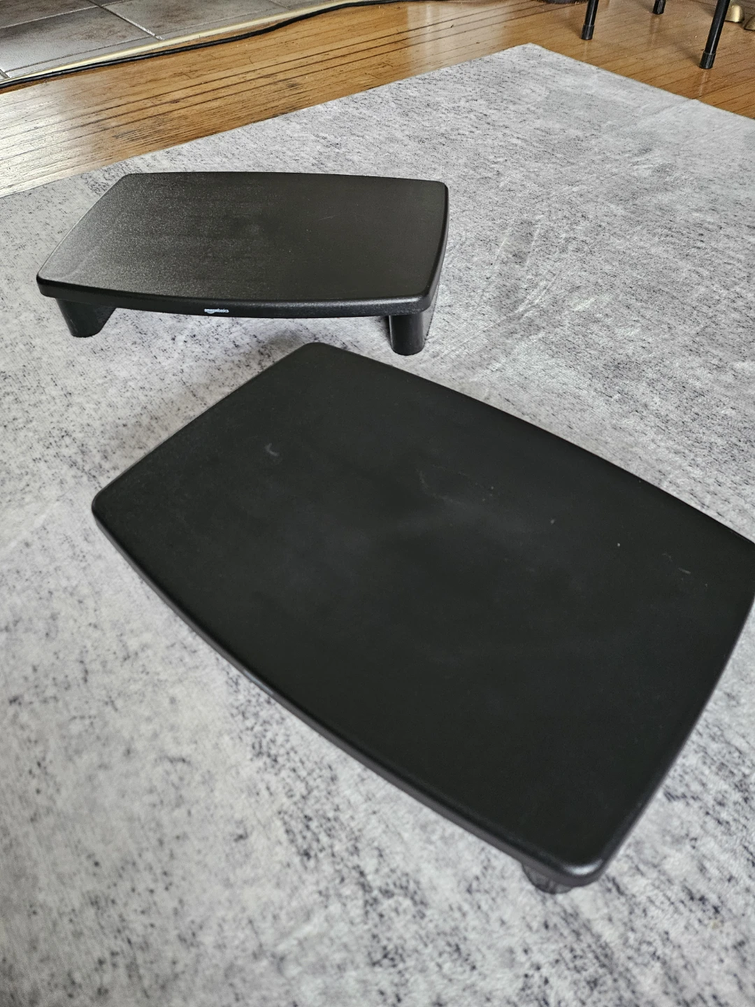 2 Amazon Basics Monitor Stands - photo 2