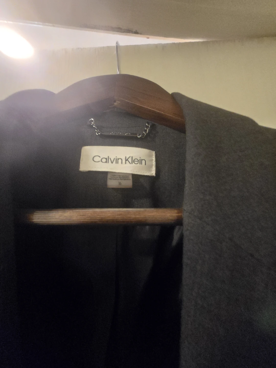 Calvin Klein Women's Grey Blazer Jacket Size 16(L) - photo 2