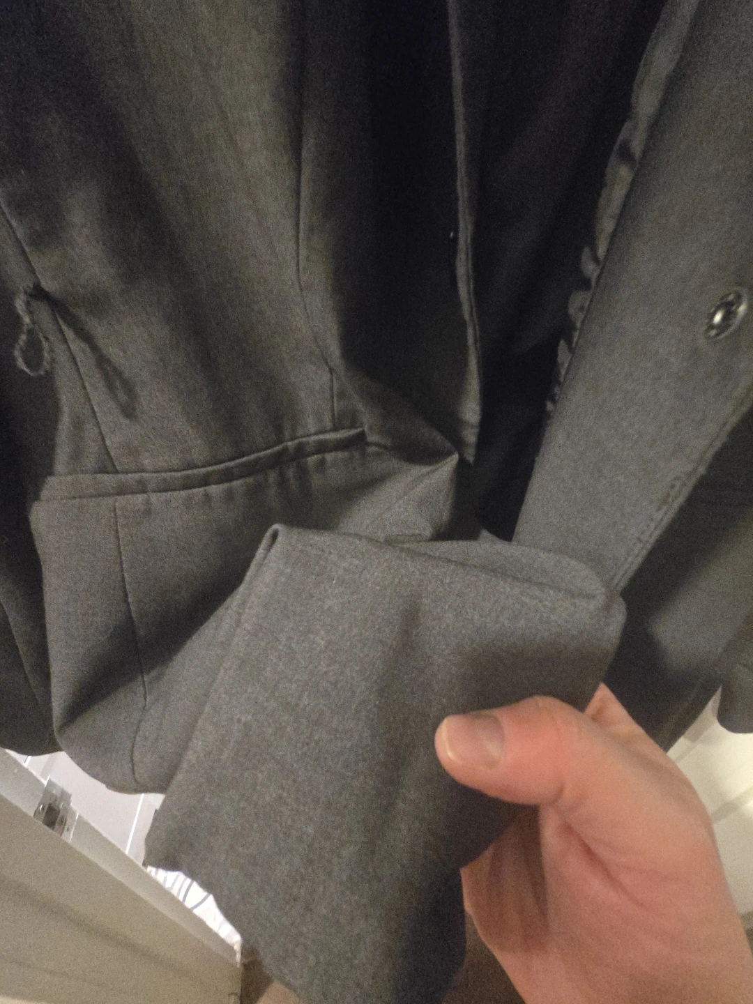 Calvin Klein Women's Grey Blazer Jacket Size 16(L) - photo 5
