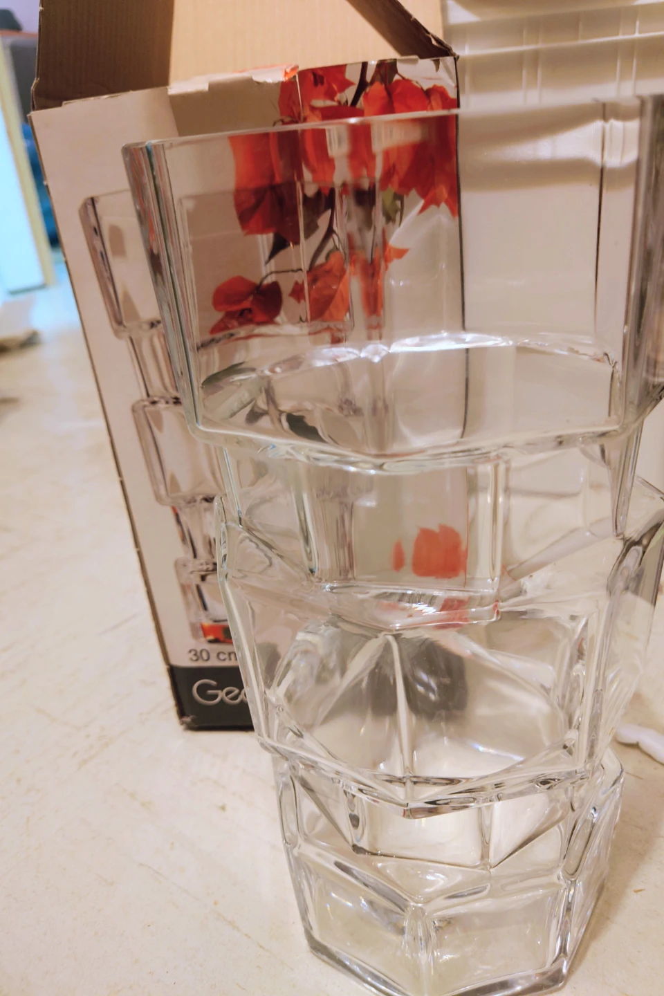 MANN Geometry 30 cm Handmade Crystal Vase - photo 3