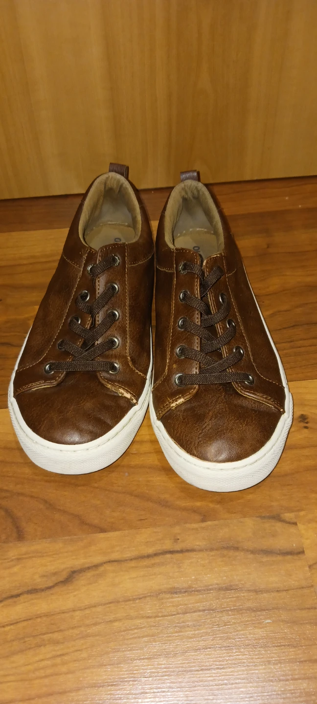 🏆Old Navy Brown Faux Leather Lace-Up Shoes