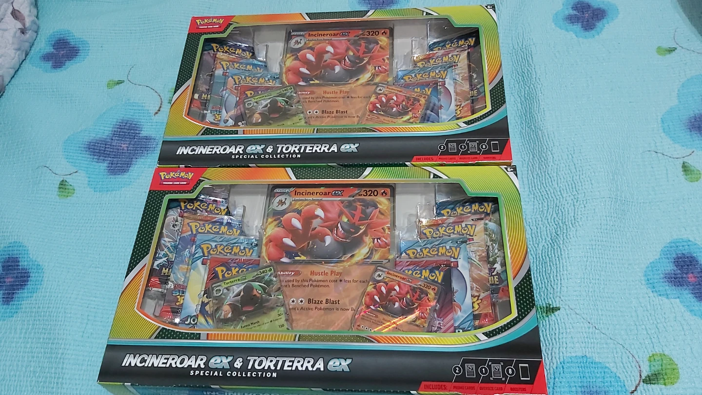 Incineroar EX and Torterra EX bundle