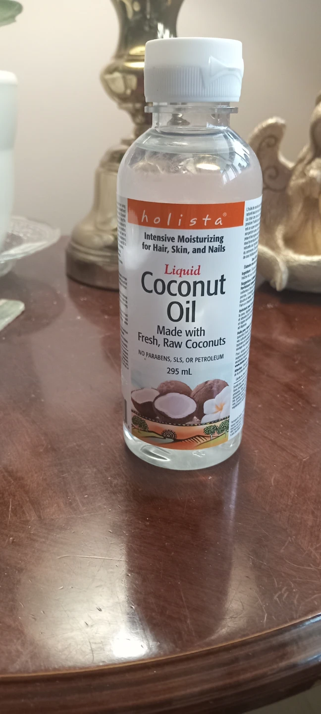 Holista Liquid Coconut Oil for Hair, Skin, Nails - 295 mL
