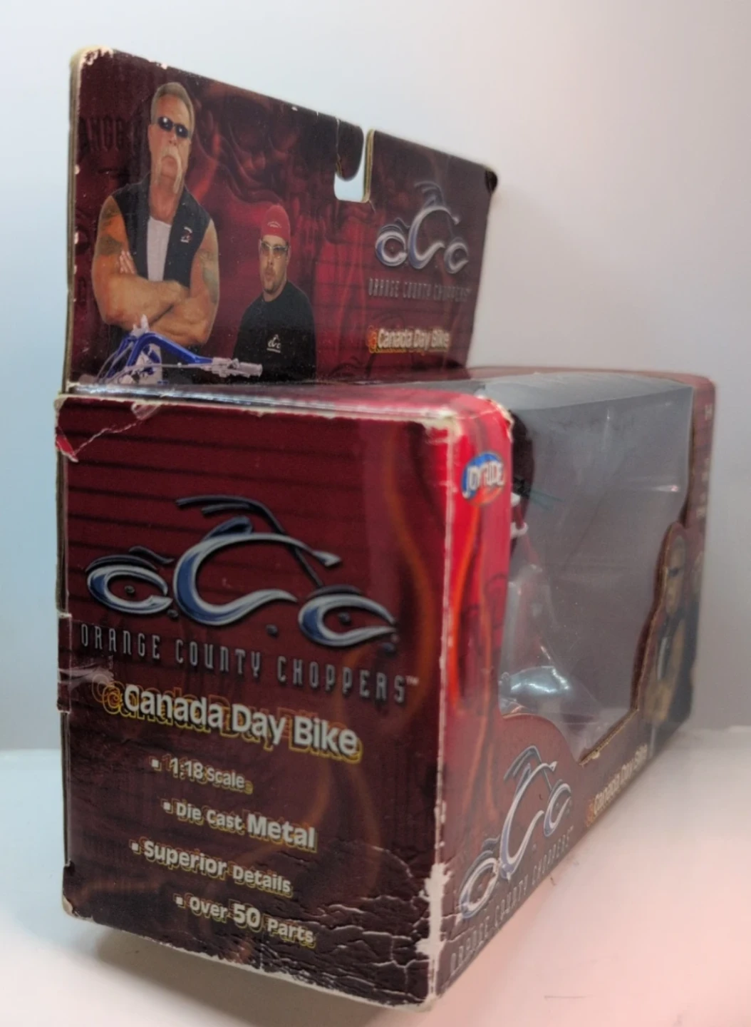 Choppers Orange County Metal Toy Motorcycle - photo 3