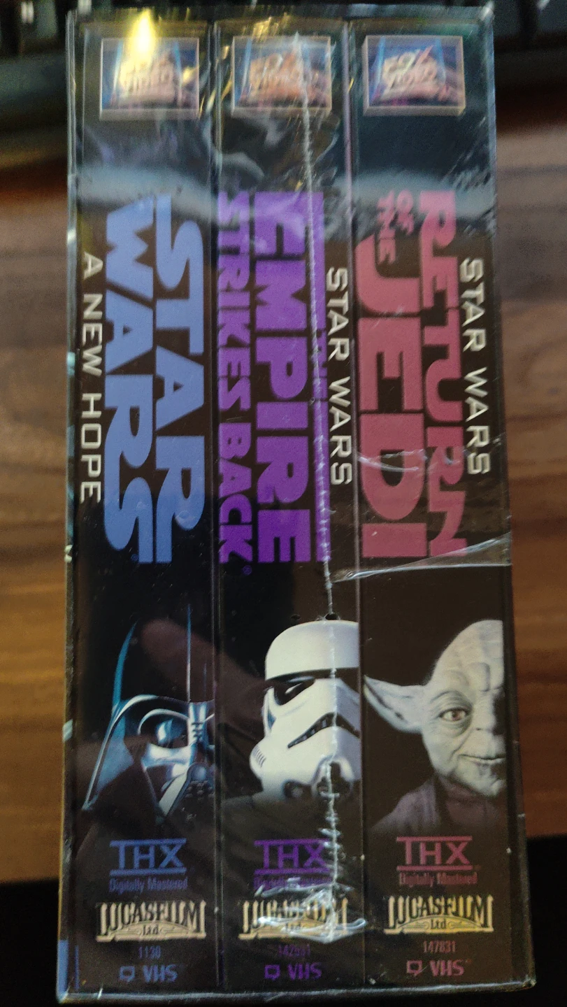 Star Wars Trilogy VHS Box Set unopened