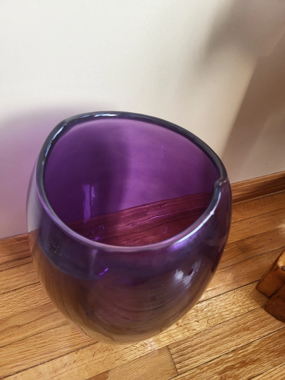 Purple Glass Vase - photo 2