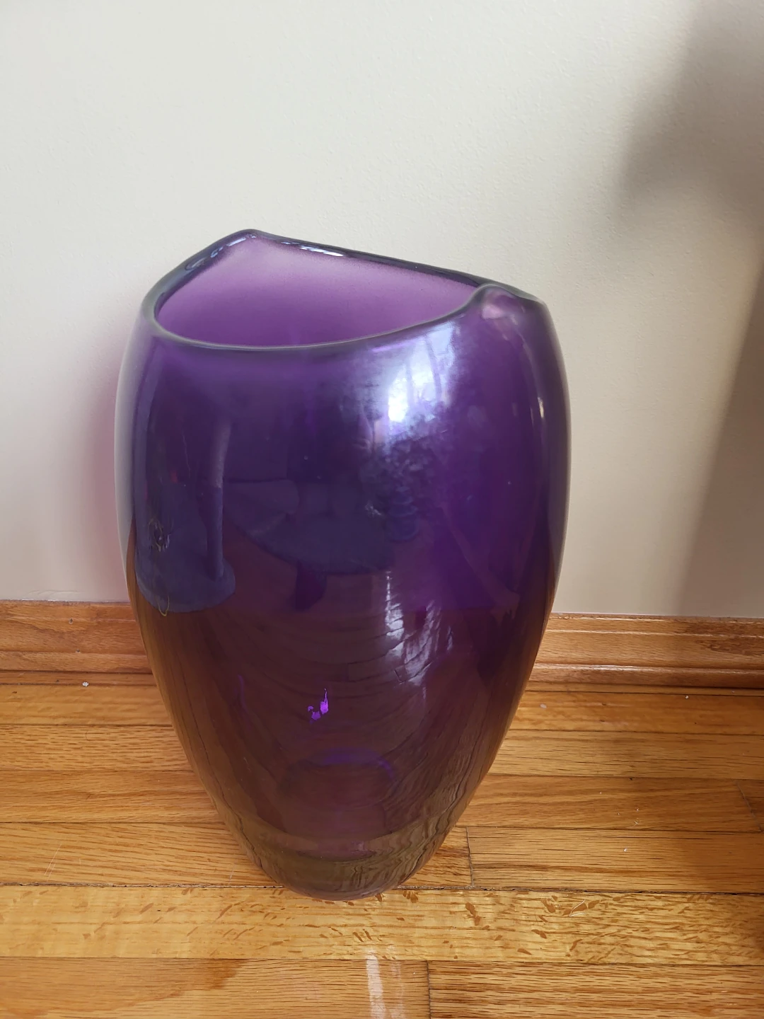 Purple Glass Vase - photo 3