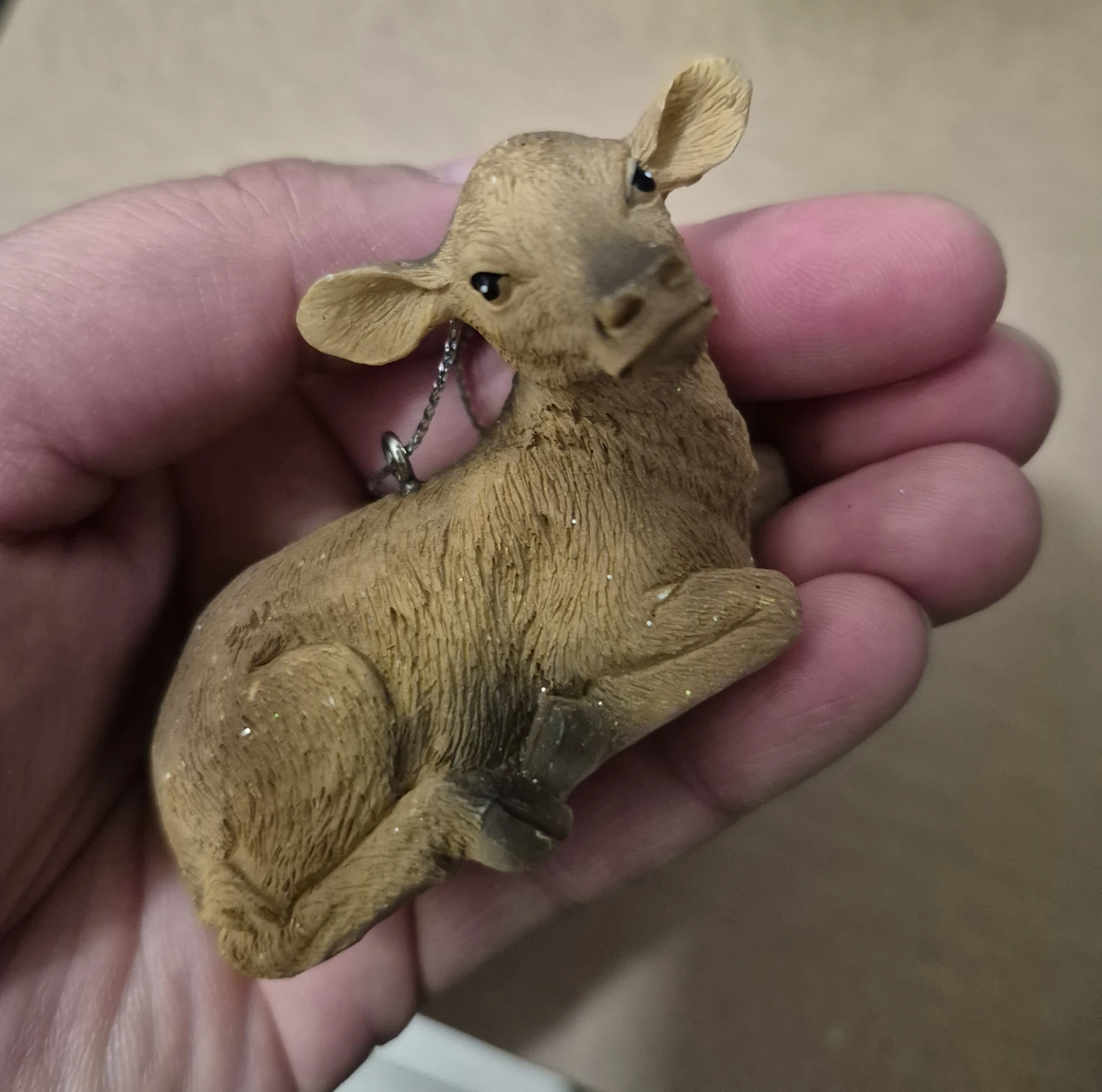 Resin Calf Ornament - photo 2