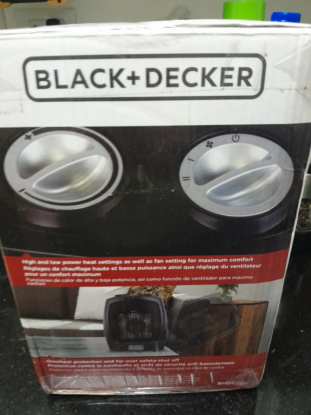 BLACK+DECKER Personal Ceramic Heater BHDC201 - photo 2