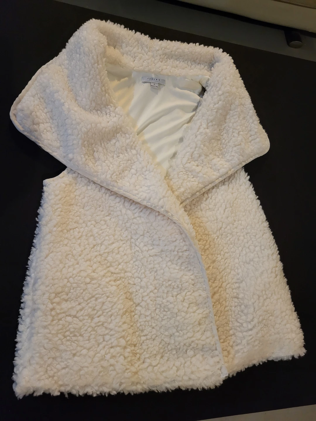FAVLUX Fashion Women's Sherpa Vest Size L