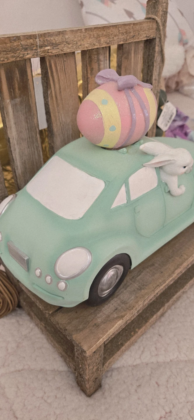 Easter Car Decoration with Bunny and Egg - photo 4