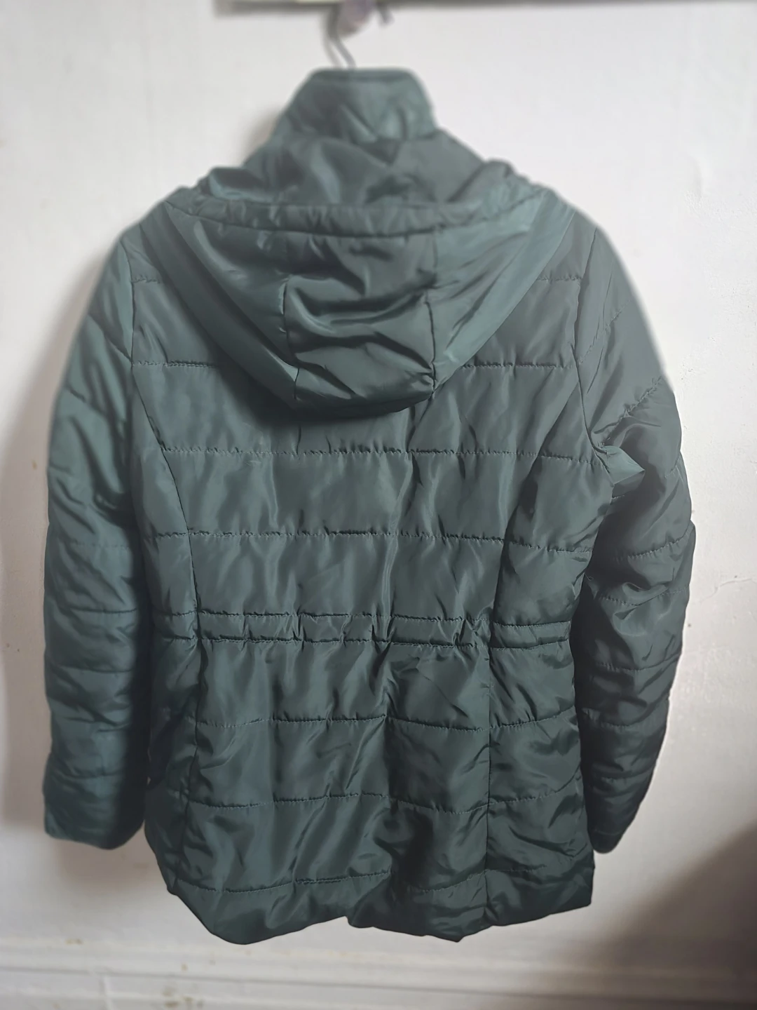 Royal Green Puffer Jacket with Hood - photo 5
