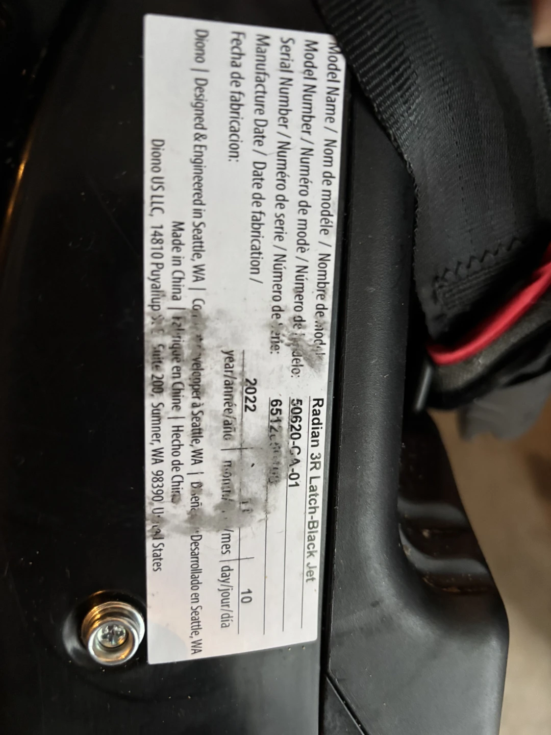 Diono Radian 3R Latch-Black Jet Booster Seat - photo 4