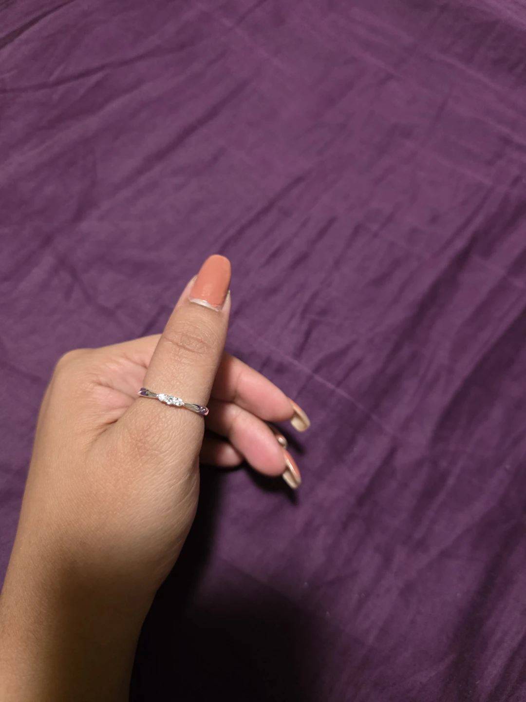 Valentine's Special 🎀 Sparkly Silver Ring