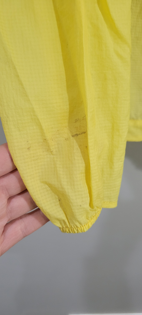 Patagonia Yellow Hooded Windbreaker Jacket Size S - photo 5