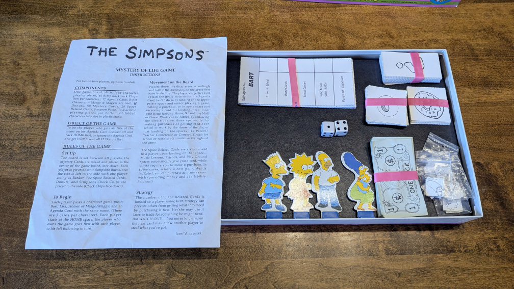 The Simpsons Mystery of Life Board Game - photo 4