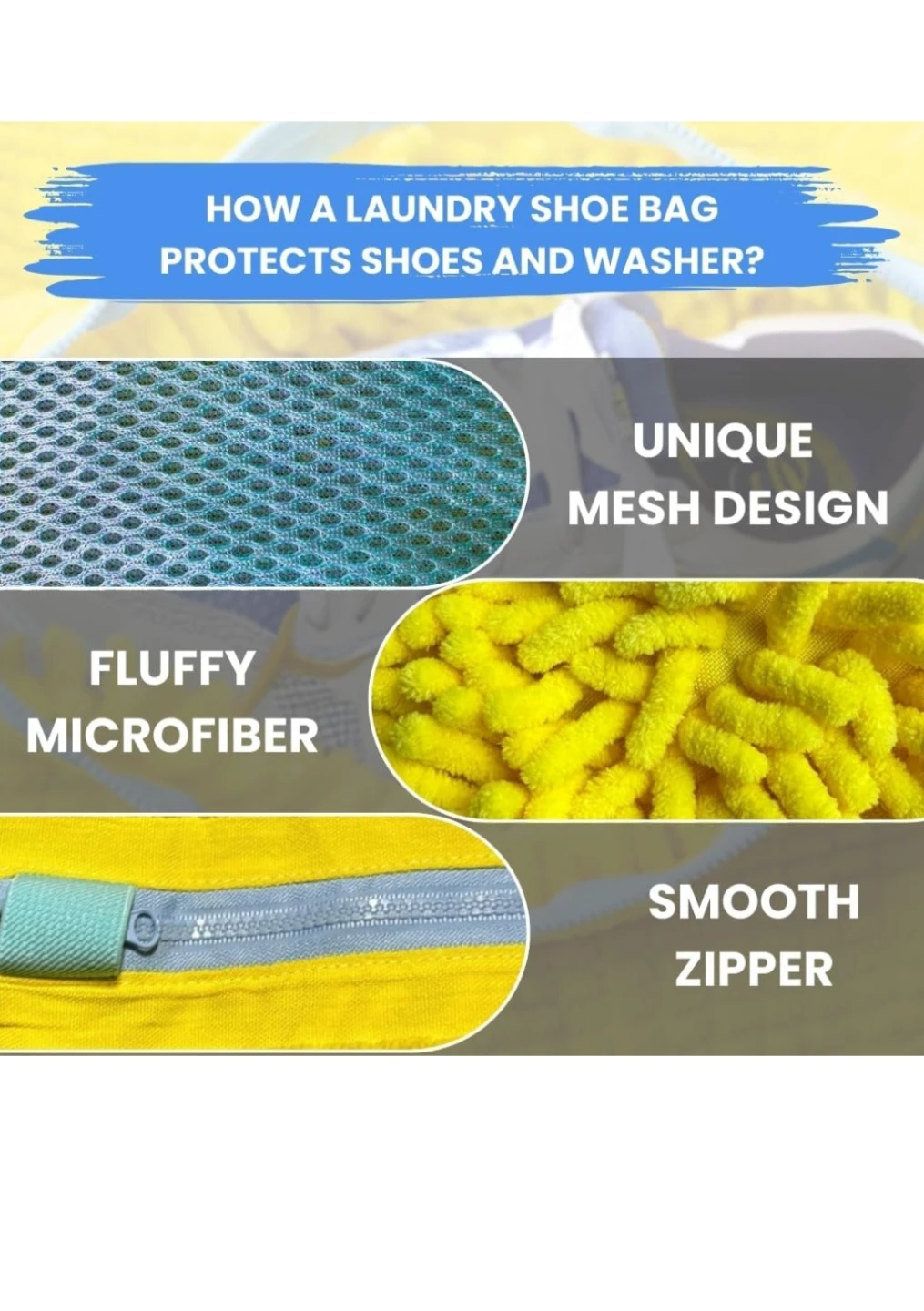 Laundry Shoe Bag for Washing Sneakers🏆 - photo 3