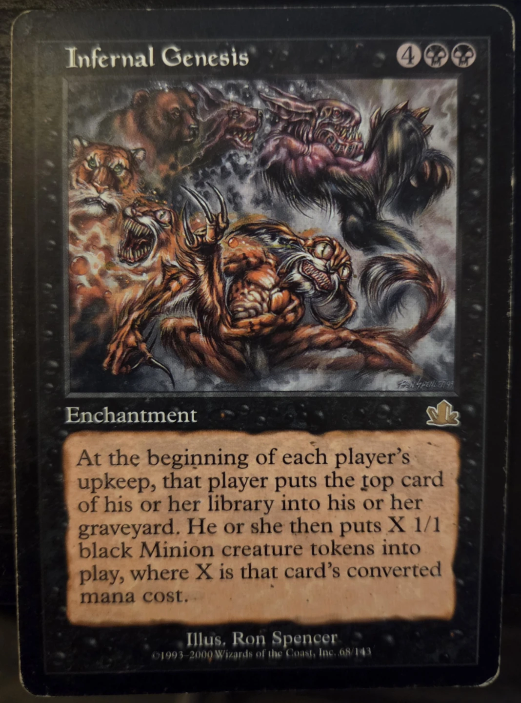 Infernal Genesis Magic the Gathering Card