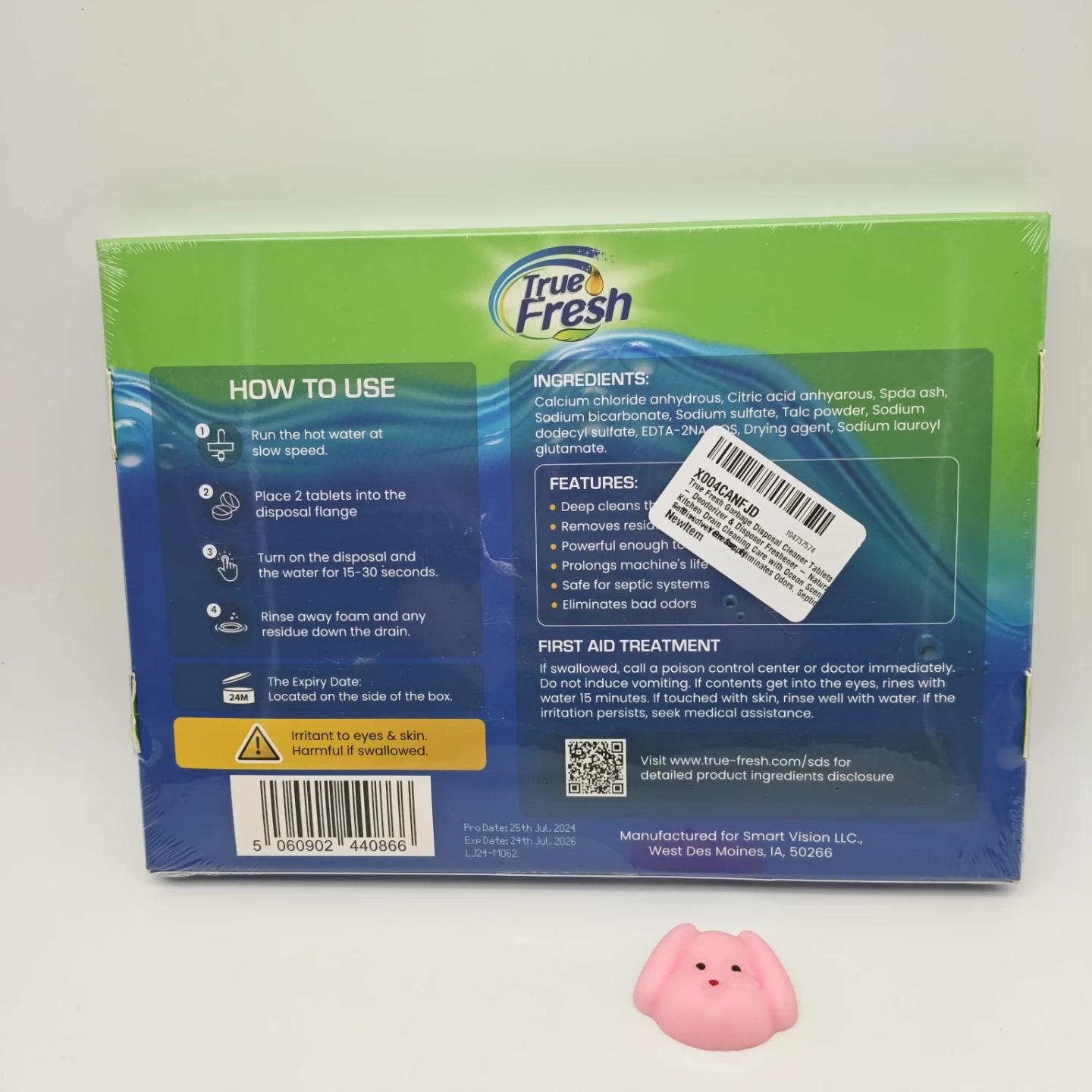 True Fresh Foaming Garbage Disposal Cleaner Tablets - 24 Pack - photo 2