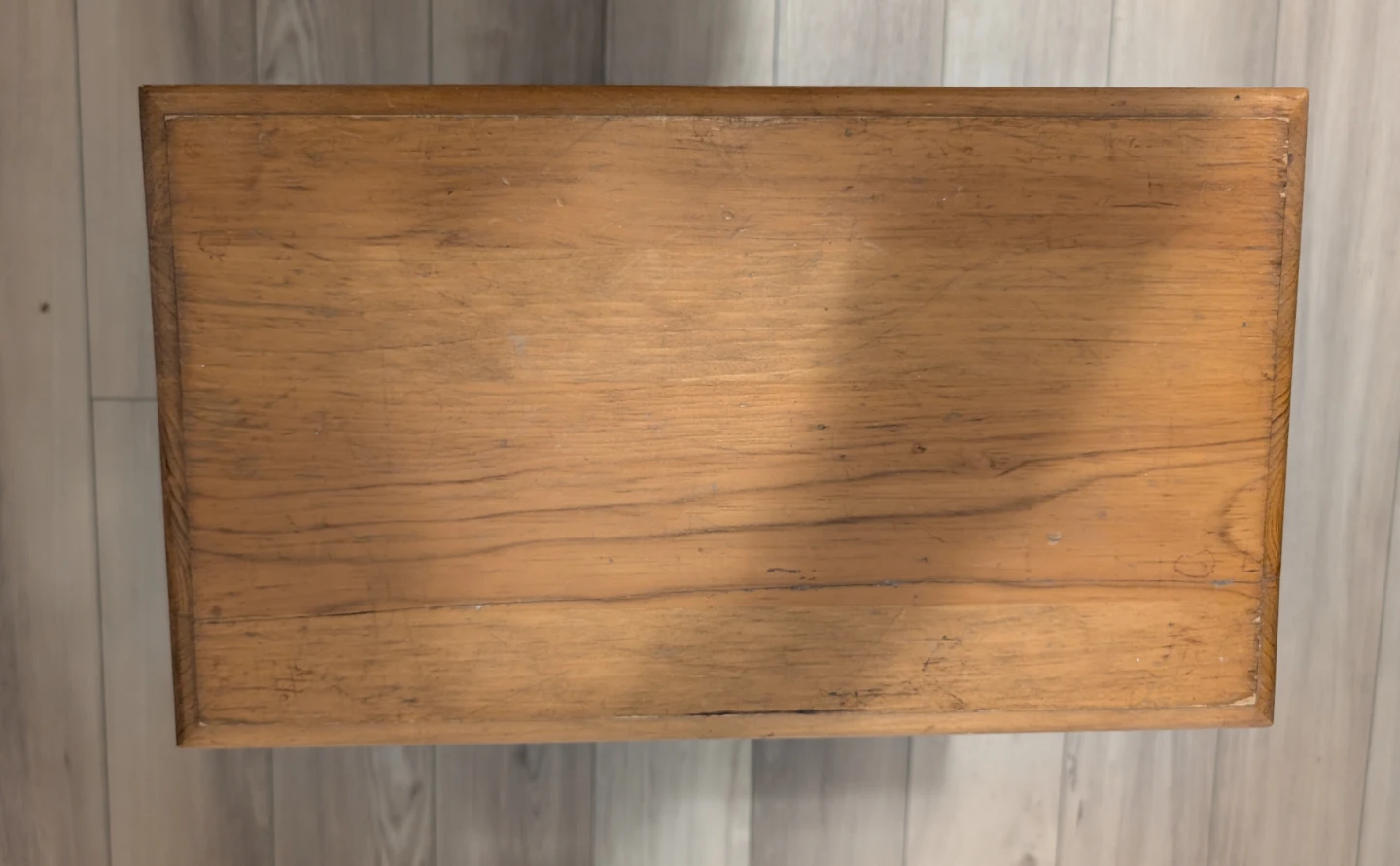 Pine magazine rack table - photo 3