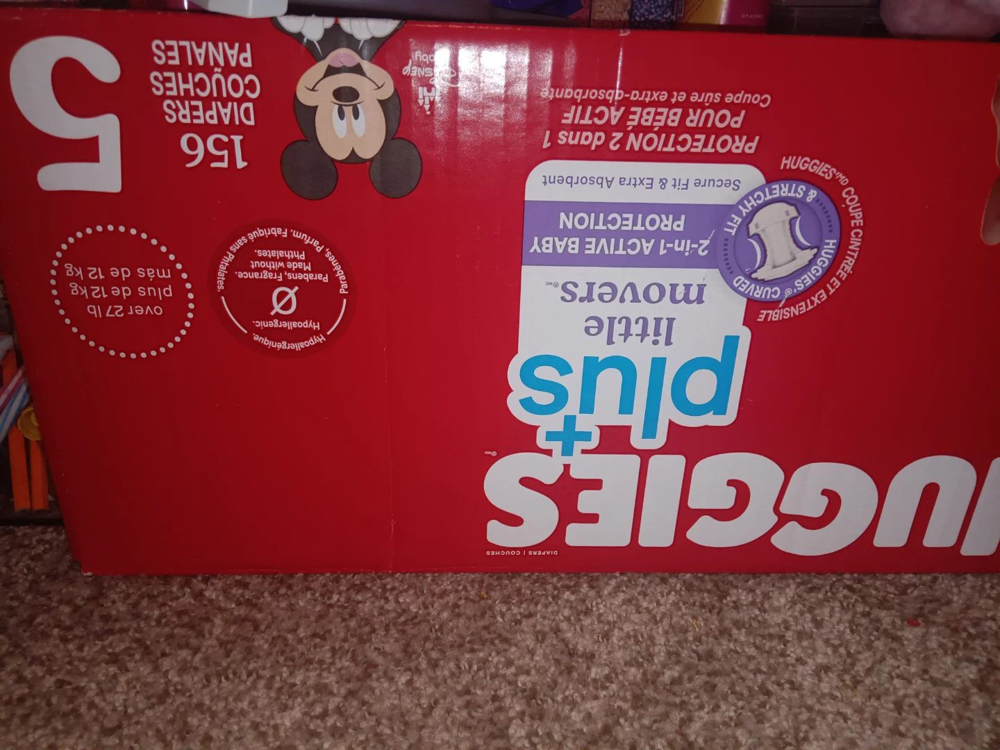 Huggies Little Movers Diapers Size 5 - 156 Count - photo 2