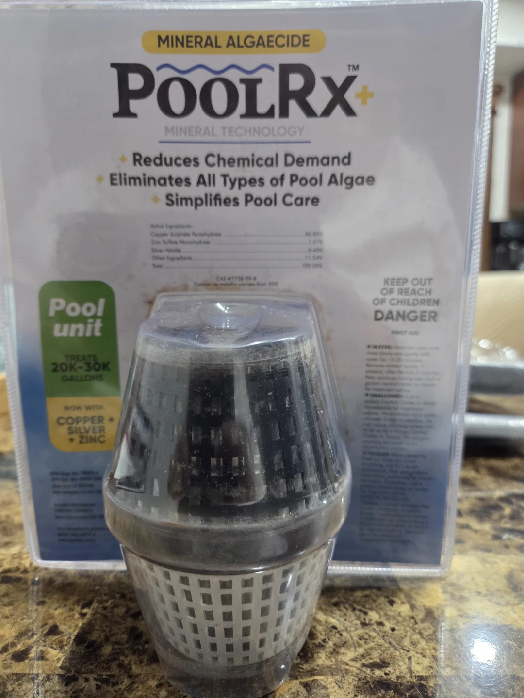 PoolRX+ Pool Unit 20k-30k gallons & Algaecide