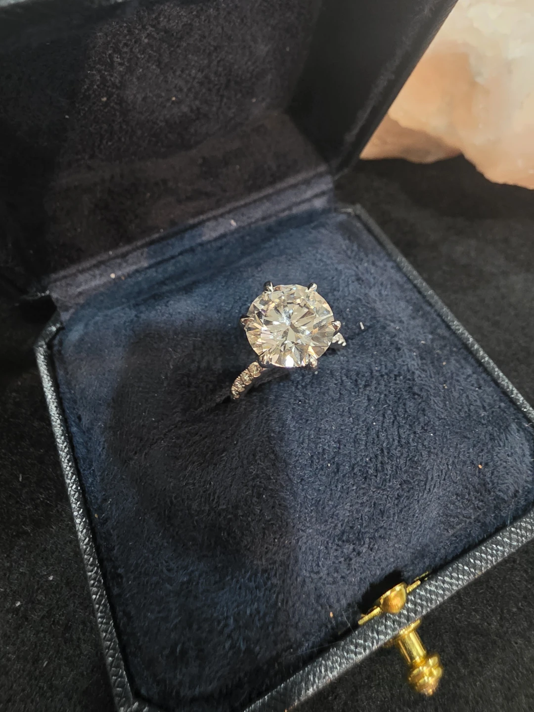 Lab-grown White Gold 6.37cttw Diamond Engagement Ring - photo 3