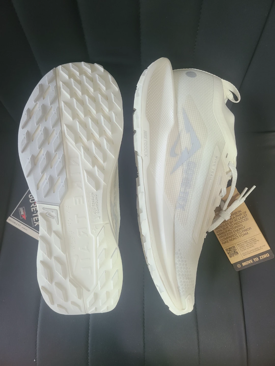 Nike Pegasus Trail 5 GORE-TEX White Running Shoes size 10 - photo 5