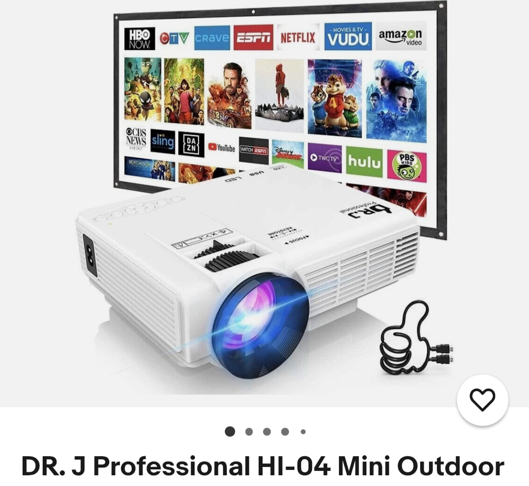 Dr. J Professional Mini Projector 🏆 - photo 2