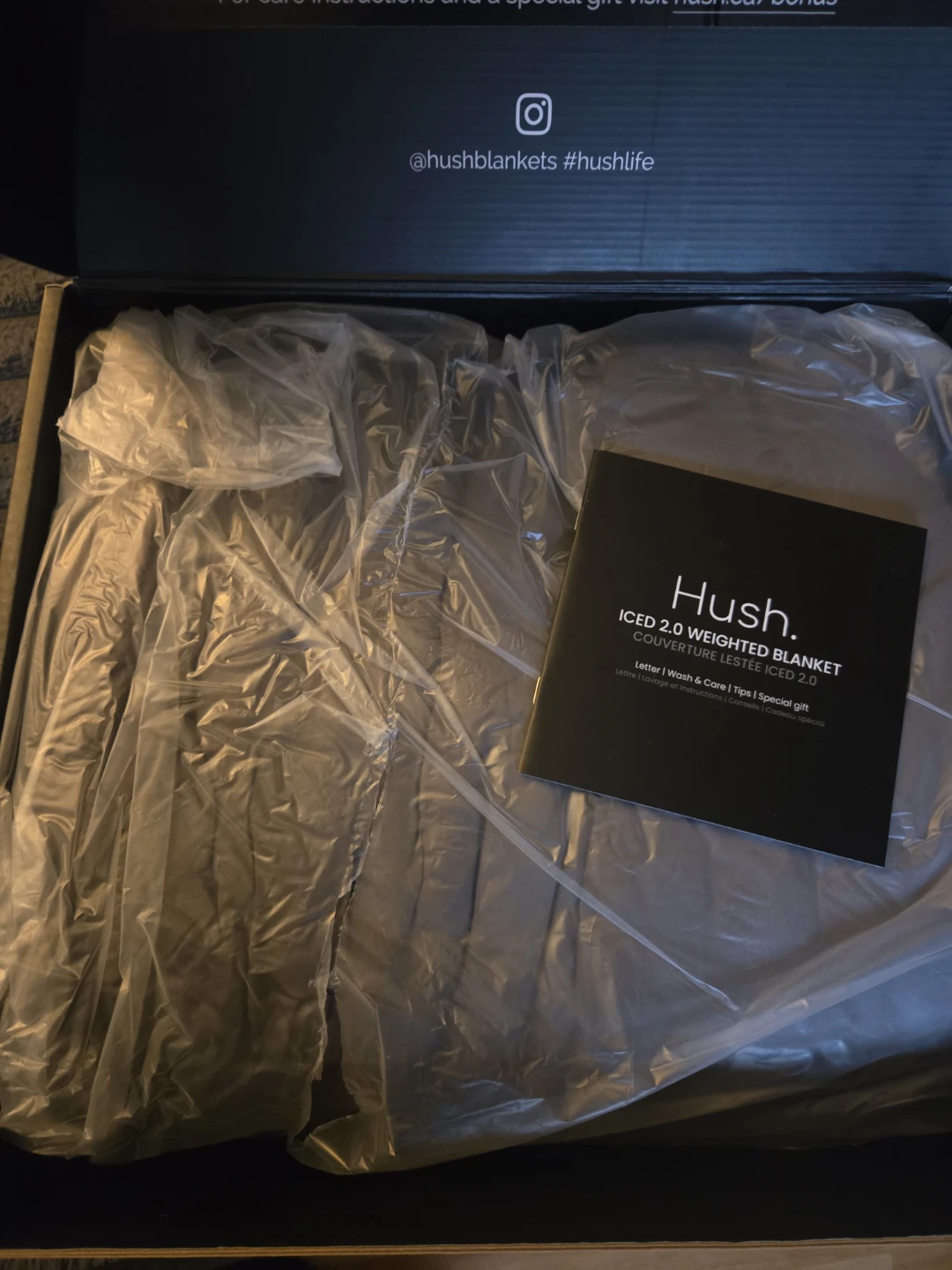 Hush Iced Cooling Bamboo Weighted Blanket Twin - photo 4