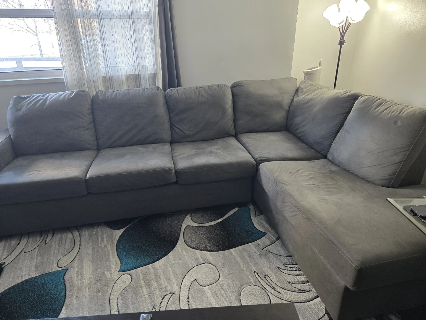 Grey Sectional Sofa - photo 2