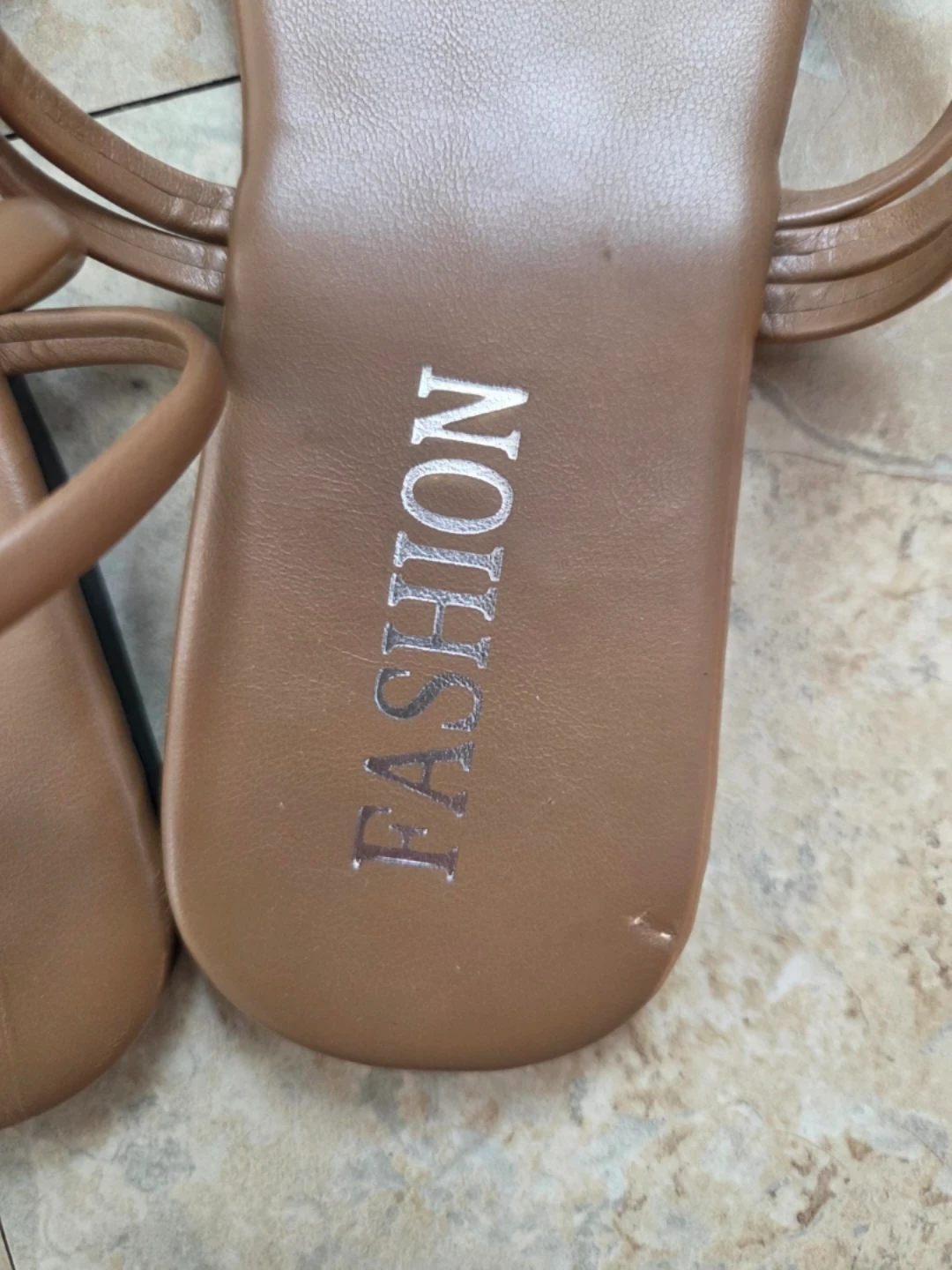 Woman's 'Fashion' Brown Sandals Size 7.5 - photo 2