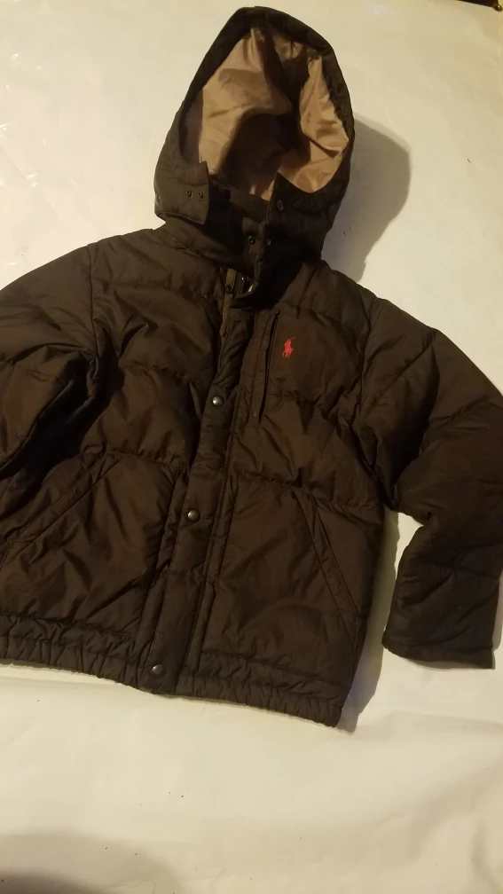 Polo Ralph Lauren Down Jacket Brown Size M (12/14)